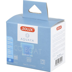 zolux Filtro para bomba de canto 80, filtro CO 80 AT azul espuma média x1. para aquário. Meios filtrantes, acessórios