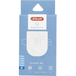 zolux Filtro per pompa classica 80, filtro CL 80 B perlon x 2. per acquario. Supporti filtranti, accessori