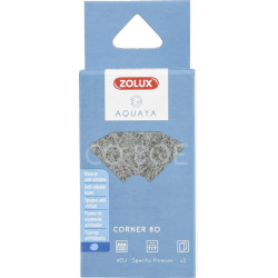 zolux Filtro per pompa angolo 80, filtro CO 80 E con schiuma anti-nitrato x 2. per acquario. Supporti filtranti, accessori