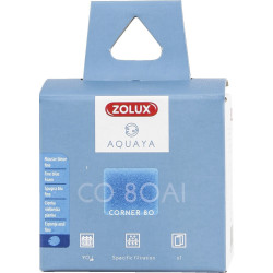 zolux Filter voor hoekpomp 80, CO 80 Al filter fijn blauw schuim x1. voor aquarium. Filtermedia, toebehoren