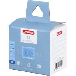zolux Filtre pour pompe corner 80, filtre CO 80 Al mousse bleue fine x1. pour aquarium. Masses filtrantes, accessoires