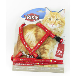 Trixie Harnais XL avec laisse pour grand chats. dimension. 34-57 cm/13 mm. couleur aléatoire. Harnais