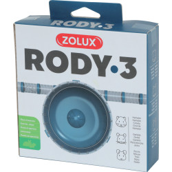 zolux 1 Rueda de ejercicio silenciosa para la jaula Rody3 . color azul. tamaño ø 14 cm x 5 cm . para roedores. Rueda