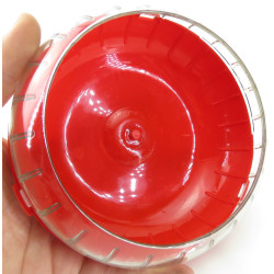 zolux 1 Geräuschloses Übungsrad für Rody3 Käfig . Farbe rot. Größe ø 14 cm x 5 cm . für Nagetiere. Rad