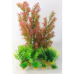 Décoration et autre Déco plantkit idro n°1. plantes artificielles. 7 pieces. H 36 cm. décoration d'aquarium.