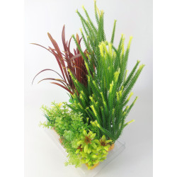 Décoration et autre Déco plantkit idro n°4. plantes artificielles. 7 pieces. H 33 cm. décoration d'aquarium.
