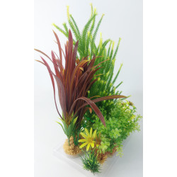 Décoration et autre Déco plantkit idro n°4. plantes artificielles. 7 pieces. H 33 cm. décoration d'aquarium.
