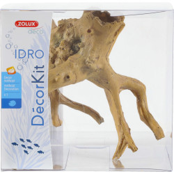 zolux Dekorsatz Idro-Wurzel n° 1. Abmessung 13,5 x 13,5 x Höhe 13 cm. für Aquarium. Dekoration und anderes