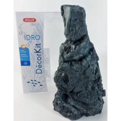 Décoration et autre Décor. kit Idro black stone n° 1. dimension 11 x 7.5 x Hauteur 17 cm. pour aquarium.