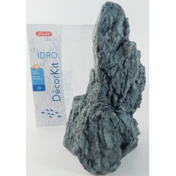 zolux Decoração. kit Idro pedra preta n°2. dimensão 15 x 12 x Altura 20 cm. para aquário. Decoração e outros