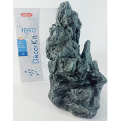 Décoration et autre Décor. kit Idro black stone n°2 dimension 15 x 12 x Hauteur 20 cm pour aquarium.
