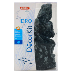 zolux Décor. kit Idro black stone n°2. dimension 15 x 12 x Hauteur 20 cm. pour aquarium. Décoration et autre