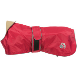 Trixie Roter Orleans-Mantel, Größe XS+. Halsausschnitt: 32-39 cm. für Hunde. hundebekleidung