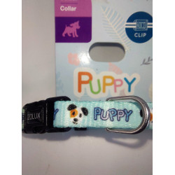 zolux Ketting PUPPY MASCOTTE. 8 mm .16 tot 25 cm. blauwe kleur. voor puppies Puppy halsband