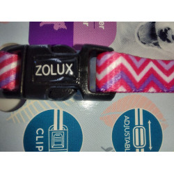 zolux Halskette PUPPY PIXIE. 8 mm .16 bis 25 cm. rosa Farbe. für Welpen Welpen-Halsband