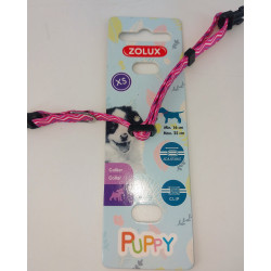zolux Collana PUPPY PIXIE. 8 mm .16 a 25 cm. colore rosa. per cuccioli Collare per cuccioli