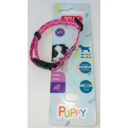 zolux Colar PUPPY PIXIE. 8 mm .16 a 25 cm. cor-de-rosa. para cachorros Colarinho de cachorro