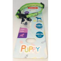 zolux Collar PUPPY PIXIE. 8 mm .16 a 25 cm. de color verde. para los cachorros Collar para cachorros