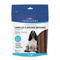 Francodex Lâminas mastigáveis 350g Para cães de 10-30 kg Guloseimas para cães