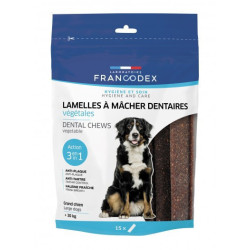 Francodex Kauwbare Lamellen 490g Voor grote honden van meer dan 30 kg Hondentraktaties