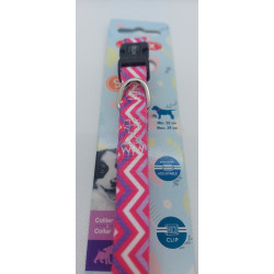 zolux Halskette PUPPY PIXIE. 13 mm . 25 bis 39 cm. rosa Farbe. für Welpen Welpen-Halsband
