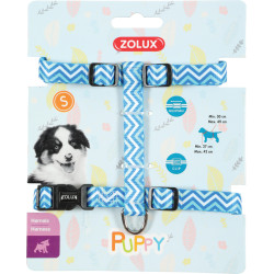 zolux Arnês S PUPPY PIXIE. 13 mm. 27 a 42 cm. de cor azul. para cachorros arreios para cães