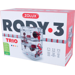 zolux Roedores Trio rody3. granadina colorida para roedores Cage