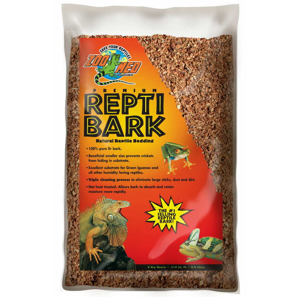 Zoo Med couvre sol écorce zoo med reptibark 1.6 kg pour reptile Gady płazy