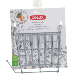zolux Portafieno in metallo grigio. 20 x 6 x 18 cm. per roditori. Roditori / conigli