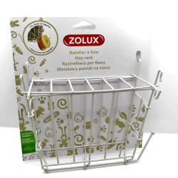zolux Beige metal hay rack. 20 x 6 x 18 cm. for rodents. Rodents / Rabbits