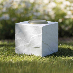 Trixie Pierre commémorative cube avec cœur. 11 x 11 x 11cm Pierres commémoratives