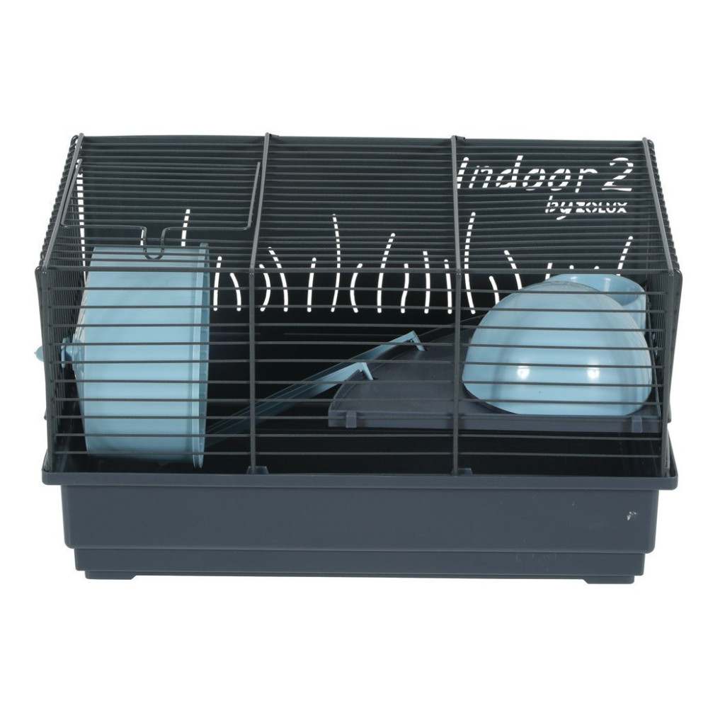 zolux Indoor Cage 2. blue 40 . for hamster. 40 x 26 x height 22 cm. Rodents / Rabbits