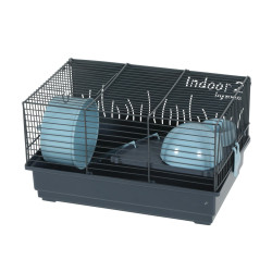 zolux Indoor Cage 2. blauw 40 . voor hamster. 40 x 26 x hoogte 22 cm. Knaagdieren / konijnen