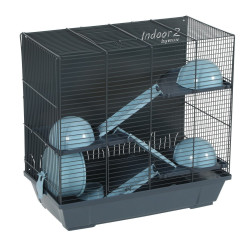 zolux Indoor Cage 2. 50 sky triplex for hamster. 51 x 28 x height 48 cm. Rodents / Rabbits