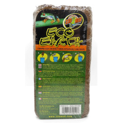 zolux Fibra de coco comprimida. 7-8 litros. Peso 650 g. para répteis. Substratos