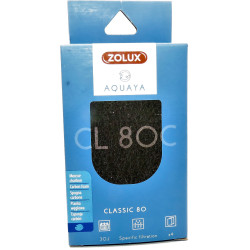 zolux Filtro para la bomba clásica 80, filtro de CO 80 C de espuma de carbón x 4. para el acuario. Medios filtrantes, accesorios