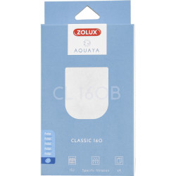 zolux Filtro de perlón CL 160 B x 4 . para la clásica bomba de acuario 160. Medios filtrantes, accesorios
