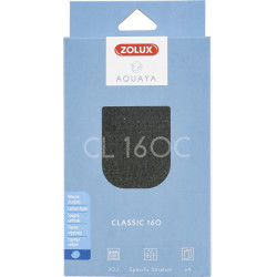 zolux Schiuma di carbonio CL 160 B. per la classica pompa da acquario 160. Supporti filtranti, accessori