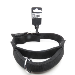 zolux Collare in nylon con manico T 60. nero. misura del collo. da 39,5 a 49,5 cm. per cane. Collare in nylon