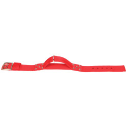 zolux Collar de nylon con mango T 65. rojo. tamaño de cuello. de 45 a 55 cm. para perro. Cuello de nylon