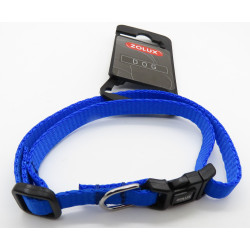 zolux collare in nylon . misura 25 - 35 cm . 10 mm . colore blu . per cani. Collare in nylon