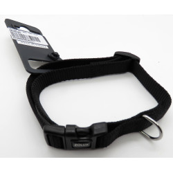 zolux nylon Halsband . Größe 30 - 40 cm . 15 mm . Farbe schwarz. für Hund. Nylon-Halsband