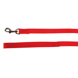 zolux nylon leash . size 1 m . 15 mm . red color for dog. Laisse enrouleur chien