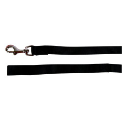 zolux nylon leiband . maat 1 m . 20 mm . kleur zwart. voor hond. Laisse enrouleur chien
