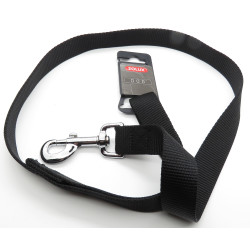 zolux nylon leash . size 1 m . 25 mm . black . for dog . Laisse enrouleur chien