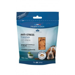 Francodex Anti-Stress Treats 75 gramas - para cães e cachorros Guloseimas para cães