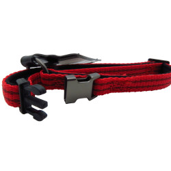 Flamingo Jannu red adjustable collar from 20 to 35 cm 10 mm size S for dogs Nylon collar