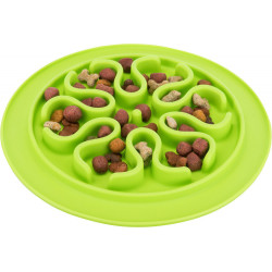 Trixie Placemat Slow Feed Dimensions: ø 24 cm. Colours: random. for dog. Food bowl and anti-gobbling mat