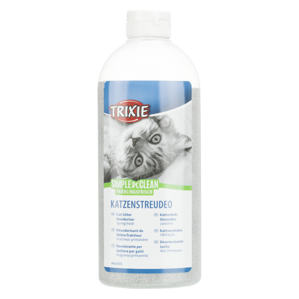 Trixie Simple'n'Clean Fresh Litter Deodorizer. Peso: 750 g. Para los gatos Desodorante para camas