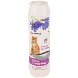 Flamingo Litter Deodorizer 750 g. Frühlingsduft. für Katzen. Lufterfrischer für Katzenstreu